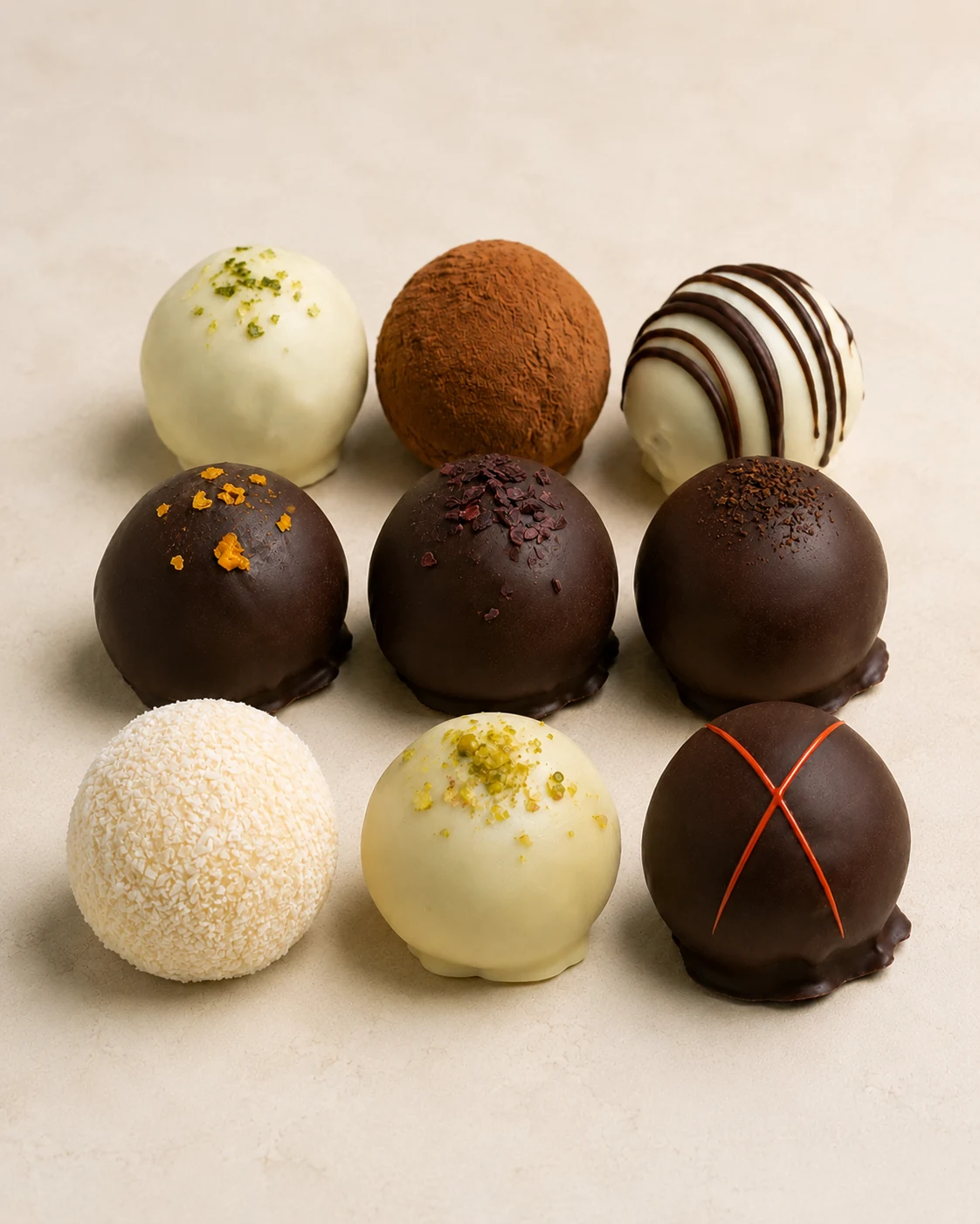 Selección de trufas Cacao Mestizo